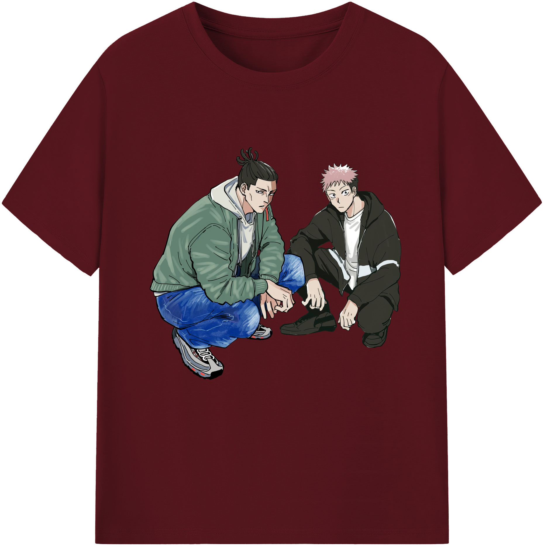 （画像用） 呪術廻戦 Jujutsu Kaisen 綿100％半袖Tシャツ（フロントプリント）